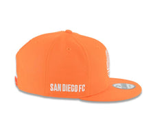 Load image into Gallery viewer, San Diego FC New Era MLS 9FIFTY 950 Snapback Cap Hat Orang Crown/Visor White Logo Gray UV

