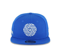 Load image into Gallery viewer, San Diego FC New Era MLS 9FIFTY 950 Snapback Cap Hat Royal Blue Crown/Visor White Logo Gray UV
