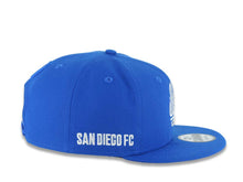Load image into Gallery viewer, San Diego FC New Era MLS 9FIFTY 950 Snapback Cap Hat Royal Blue Crown/Visor White Logo Gray UV
