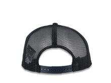 Load image into Gallery viewer, San Diego Padres New Era MLB 9FIFTY 950 Snapback Trucker/Mesh Cap Hat Black Crown/Visor White/Orange Logo Gray UV
