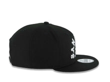 Load image into Gallery viewer, San Diego Padres New Era MLB 9FIFTY 950 Snapback 1969 Cap Hat Black Crown/Visor White Text/Script Logo Gray UV
