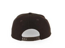 Load image into Gallery viewer, San Diego Padres New Era MLB 9FORTY 940 Adjustable A-Frame Cap Hat Dark Brown Crown/Visor White Script P Logo 40th Anniversary Side Patch Gray UV
