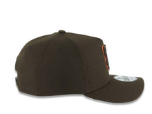 Load image into Gallery viewer, San Diego Padres New Era MLB 9FORTY 940 Adjustable A-Frame Hat Brown Crown/Visor Brown/Orange Logo Gray UV
