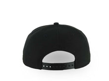 Load image into Gallery viewer, San Diego Padres New Era MLB 9FORTY 940 Adjustable A-Frame Hat Black Crown/Visor Black/White Swinging Friar Logo 20th Anniversary h Gray UV
