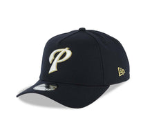 Load image into Gallery viewer, San Diego Padres New Era MLB 9FORTY 940 Adjustable A-Frame Hat Navy Blue Crown/Visor Glow White/Metallic Gold P Logo 40th Anniversary Side Patch Gray UV
