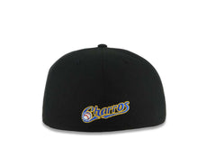 Load image into Gallery viewer, Charros de Jalisco New Era LMP 59FIFTY 5950 Fitted Cap Hat Black Crown/Visor Team Color Logo
