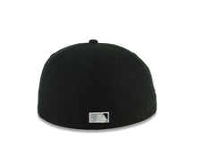 Load image into Gallery viewer, San Diego Padres New Era MLB 59FIFTY 5950 Fitted Cap Hat Black Crown/Visor Black/White Skull Logo 40th Anniversary Side Patch Gray UV
