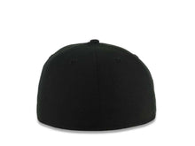 Load image into Gallery viewer, Los Angeles Dodgers New Era MLB 59FIFTY 5950 Fitted Cap Hat Black Crown/Visor White Logo With Metallic Gold Flame LA Side Patch Gray UV
