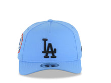Load image into Gallery viewer, Los Angeles Dodgers New Era MLB 9FORTY 940 Adjustable A-Frame Cap Hat Sky Blue Crown/Visor Black Logo 1984 Stadium Side Patch Gray UV
