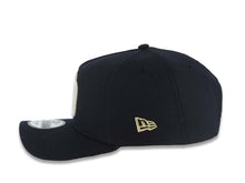 Load image into Gallery viewer, San Diego Padres New Era MLB 9FORTY 940 Adjustable A-Frame Cap Hat Navy Blue Crown/Visor Glow White/Metallic Gold Logo 1998 World Series Side Patch Gray UV
