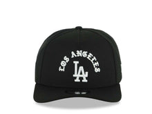 Load image into Gallery viewer, Los Angeles Dodgers New Era MLB 9FORTY 940 Adjustable A-Frame Cap Hat Black Crown/Visor White Logo With Text/Script Gray UV
