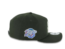 Load image into Gallery viewer, San Diego Padres New Era MLB 9FORTY 940 Adjustable A-Frame Cap Hat Dark Green Crown/Visor Glow White Logo 1998 World Series Side Patch Gray UV
