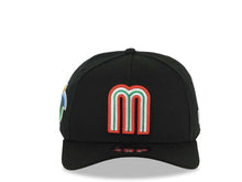 Load image into Gallery viewer, Mexico New Era WBC World Baseball Classic 9FORTY 940 Adjustable A-Frame Cap Hat Black Crown/Visor Red/White/Green Logo Gray UV
