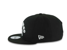 Load image into Gallery viewer, San Diego Padres New Era MLB 9FIFTY 950 Snapback Cap Hat Black Crown/Visor White Logo 25th Anniversary Side Patch Gray UV
