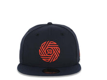 Load image into Gallery viewer, San Diego FC New Era MLS 59FIFTY 5950 Fitted Cap Hat Navy Blue Crown/Visor Red Logo Gray UV
