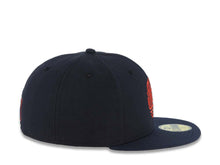 Load image into Gallery viewer, San Diego FC New Era MLS 59FIFTY 5950 Fitted Cap Hat Navy Blue Crown/Visor Red Logo Gray UV

