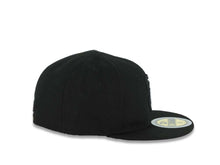 Load image into Gallery viewer, (Youth) San Diego Padres New Era MLB 59FIFTY 5950 Kid Fitted Cap Hat Black Crown/Visor Black Logo Black UV
