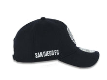 Load image into Gallery viewer, San Diego FC New Era 9TWENTY 920 Adjustable Cap Hat Navy Blue Crown/Visor White Logo
