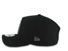 Load image into Gallery viewer, Mexico New Era WBC World Baseball Classic 9FORTY 940 Adjustable A-Frame Cap Hat Black Crown/Visor Black/Dark Gray Logo WBC Side Patch Gray UV
