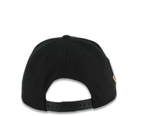 Load image into Gallery viewer, Mexico New Era WBC World Baseball Classic 9FORTY 940 Adjustable A-Frame Cap Hat Black Crown/Visor Black/Dark Gray Logo WBC Side Patch Gray UV
