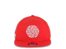 Load image into Gallery viewer, (Youth) San Diego FC New Era MLS 9FIFTY 950 Kid Snapback Cap Hat Red Crown/Visor White Logo Gray UV
