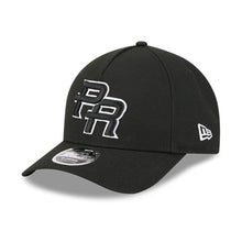 Load image into Gallery viewer, Puerto Rico New Era WBC World Baseball Classic 9FORTY 940 Adjustable A-Frame M-Crown Cap Hat Black Crown/Visor Black/White Logo Puerto Rico Flag Side Patch
