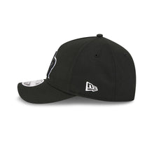 Load image into Gallery viewer, Puerto Rico New Era WBC World Baseball Classic 9FORTY 940 Adjustable A-Frame M-Crown Cap Hat Black Crown/Visor Black/White Logo Puerto Rico Flag Side Patch

