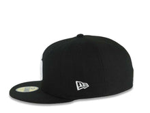 Load image into Gallery viewer, San Diego Padres New Era MLB 59FIFTY 5950 Fitted Cap Hat Black Crown/Visor White Logo South Bay Pier Side Patch Gray UV
