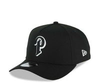 Load image into Gallery viewer, San Diego Padres New Era MLB 9FORTY 940 Adjustable A-Frame Cap Hat Black Crown/Visor Black/White P Logo 40th Anniversary Side Patch Gray UV
