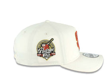 Load image into Gallery viewer, San Diego Padres New Era MLB 9FORTY 940 Adjustable A-Frame Cap Hat Cream Crown/Visor Red/Metallic Gold Logo 40th Anniversary Side Patch Red UV
