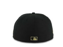 Load image into Gallery viewer, Los Angeles Dodgers New Era MLB 59FIFTY 5950 Fitted Cap Hat Black Crown/Visor Black/Metallic Gold Logo 1963 World Series Side Patch
