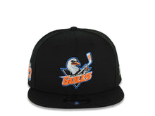 Load image into Gallery viewer, San Diego Gulls New Era NHL 9FIFTY 950 Snapback Cap Hat Black Crown/Visor Team Color Logo Gray UV
