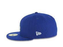Load image into Gallery viewer, Los Angeles Dodgers New Era MLB 59FIFTY 5950 Fitted Cap Hat Royal Crown/Visor White Logo 2024-2025 Back To Back World Series Champions Side Patch
