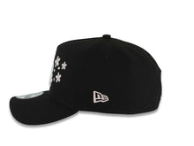 Load image into Gallery viewer, San Diego Padres New Era MLB 9FORTY 940 Adjustable A-Frame Cap Hat Black Crown/Visor White Logo With Pink Rose 1998 World Series Side Patch
