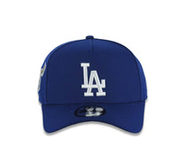 Load image into Gallery viewer, Los Angeles Dodgers New Era MLB 9FORTY 940 Adjustable A-Frame Cap Hat Royal Blue Crown/Visor White Logo Japan World Series Champions Side Patch Gray UV
