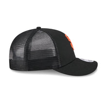 Load image into Gallery viewer, San Francisco Giants New Era MLB 9FIFTY 950 Snapback Low Profile Trucker/Mesh Cap Hat Black Crown/Visor Orange Logo Gray UV
