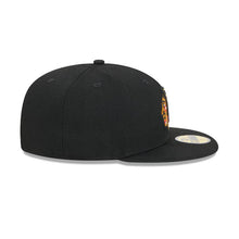 Load image into Gallery viewer, Chicago Blackhawks New Era NHL 59FIFTY 5950 Fitted Cap Hat Black Crown/Visor Team Color Logo Gray UV
