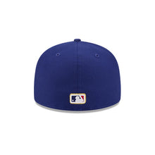 Load image into Gallery viewer, Los Angeles Dodgers New Era MLB 59FIFTY 5950 Fitted Cap Hat Royal Blue Crown/Visor White/Metallic Gold Logo
