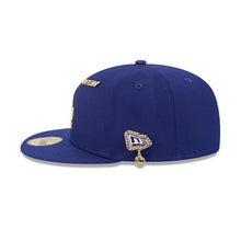 Load image into Gallery viewer, Los Angeles Dodgers New Era MLB 59FIFTY 5950 Fitted Cap Hat Royal Blue Crown/Visor White/Metallic Gold Logo
