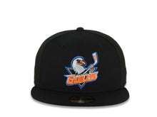 Load image into Gallery viewer, San Diego Gulls New Era AHL 59FIFTY 5950 Fitted Cap Hat Black Crown/Visor Default Logo Gray UV
