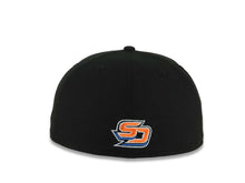Load image into Gallery viewer, San Diego Gulls New Era AHL 59FIFTY 5950 Fitted Cap Hat Black Crown/Visor Default Logo Gray UV
