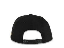 Load image into Gallery viewer, (Youth)San Diego Padres New Era MLB 9FIFTY 950 Kid Snapback Cap Hat Black Crown/Visor Metallic Gold Logo With Palm 40th Anniversary Side Patch Gray UV

