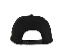 Load image into Gallery viewer, (Youth)San Diego Padres New Era MLB 9FIFTY 950 Kid Snapback Cap Hat Black Crown/Visor White Logo With Palm Tree 10 Years Petcopark Side Patch Gray UV
