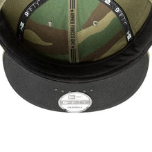 Load image into Gallery viewer, San Diego Padres New Era MLB 9FIFTY 950 Snapback Cap Hat Olive Crown/Visor Olive Logo US Flag (2026 Armed Forces Day)
