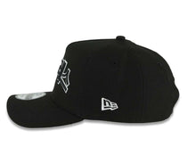 Load image into Gallery viewer, San Diego Padres New Era MLB 9FORTY 940 Adjustable A-Frame Cap Hat Black Crown/Visor Blakc/White Korean Logo 25th Anniversary Side Patch Gray UV
