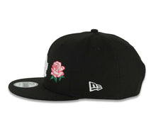 Load image into Gallery viewer, Los Angeles Dodgers New Era MLB 9FIFTY 950 Snapback Cap Hat Black Crown/Visor White Logo Pink Rose 2025 World Series Champions Side Patch Gray UV
