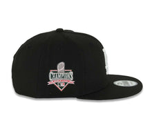 Load image into Gallery viewer, Los Angeles Dodgers New Era MLB 9FIFTY 950 Snapback Cap Hat Black Crown/Visor White Logo Pink Rose 2025 World Series Champions Side Patch Gray UV
