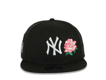 Load image into Gallery viewer, New York Yankees New Era MLB 9FIFTY 950 Snapback Cap Hat Black Crown/Visor White Logo Pink Rose 2024 World Series Side Patch Gray UV

