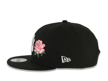 Load image into Gallery viewer, New York Yankees New Era MLB 9FIFTY 950 Snapback Cap Hat Black Crown/Visor White Logo Pink Rose 2024 World Series Side Patch Gray UV
