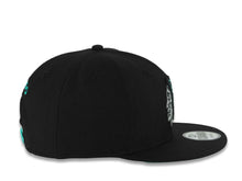 Load image into Gallery viewer, Chicago Blackhawks New Era NHL 9FIFTY 950 Snapback Cap Hat Black Crown/Visor Gray/Teal/Magenta Native Indian Logo Teal UV

